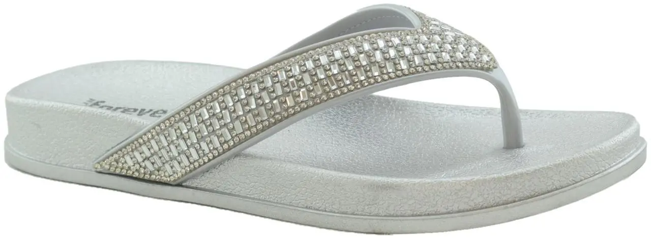 Купить 2058-251 silver GlamForever Сланцы женские за 1 700 руб. в интернет-магазине Дом Обуви