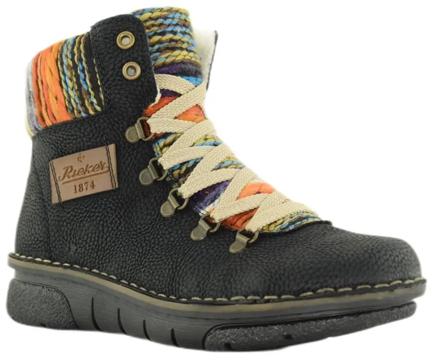 Купить 73343-00 RIEKER Ботинки женские за 7 450 руб. в интернет-магазине Дом Обуви