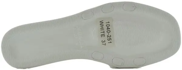 Купить 1040-251 White GlamForever Сланцы женские за 1 790 руб. в интернет-магазине Дом Обуви