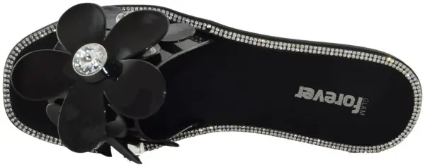 Купить 1040-251 black GlamForever Сланцы женские за 1 790 руб. в интернет-магазине Дом Обуви