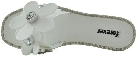 Купить 1040-251 White GlamForever Сланцы женские за 1 790 руб. в интернет-магазине Дом Обуви