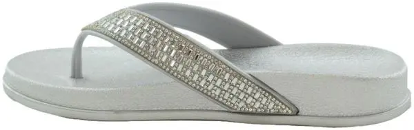 Купить 2058-251 silver GlamForever Сланцы женские за 1 700 руб. в интернет-магазине Дом Обуви