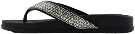Купить 2058-251 black GlamForever Сланцы женские за 1 700 руб. в интернет-магазине Дом Обуви